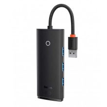 هاب 4 پورت USB 3.0 بیسوس مدل Lite Series WKQX030001 BS-OH012